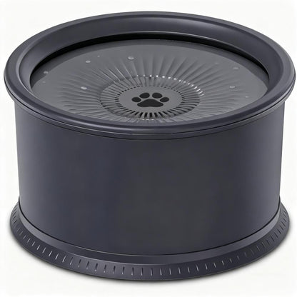 Anti-Tip Dog Water Bowl with Floating Disk - Food Grade Stainless Steel, Anti-Slip Base for All Breeds