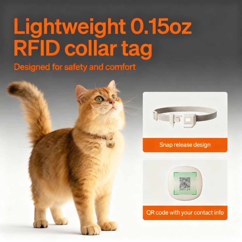 Collar-Activated Automatic Cat Feeder - Wi-Fi App, Anti-Food-Steal, Custom Diets for Multi-Pet Families